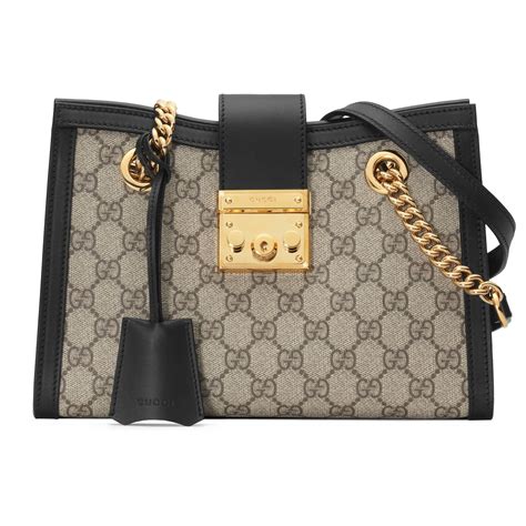 small beige gucci bag|Gucci padlock small shoulder bag.